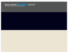 Tablet Screenshot of benchmarkreferralgroup.com